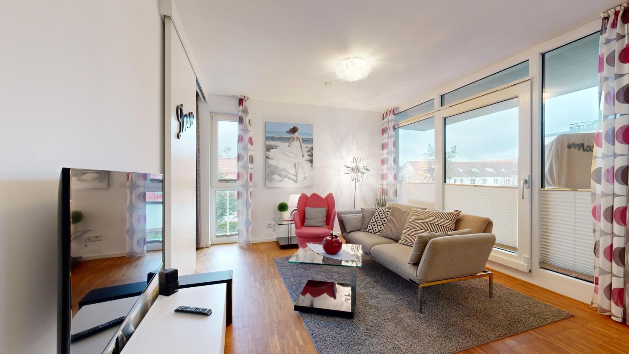 Duenenresort In Binz, Strandnahe Und Moderne Fewos Mit Balkon, Teilweise Mit Meerblick, מראה חיצוני תמונה