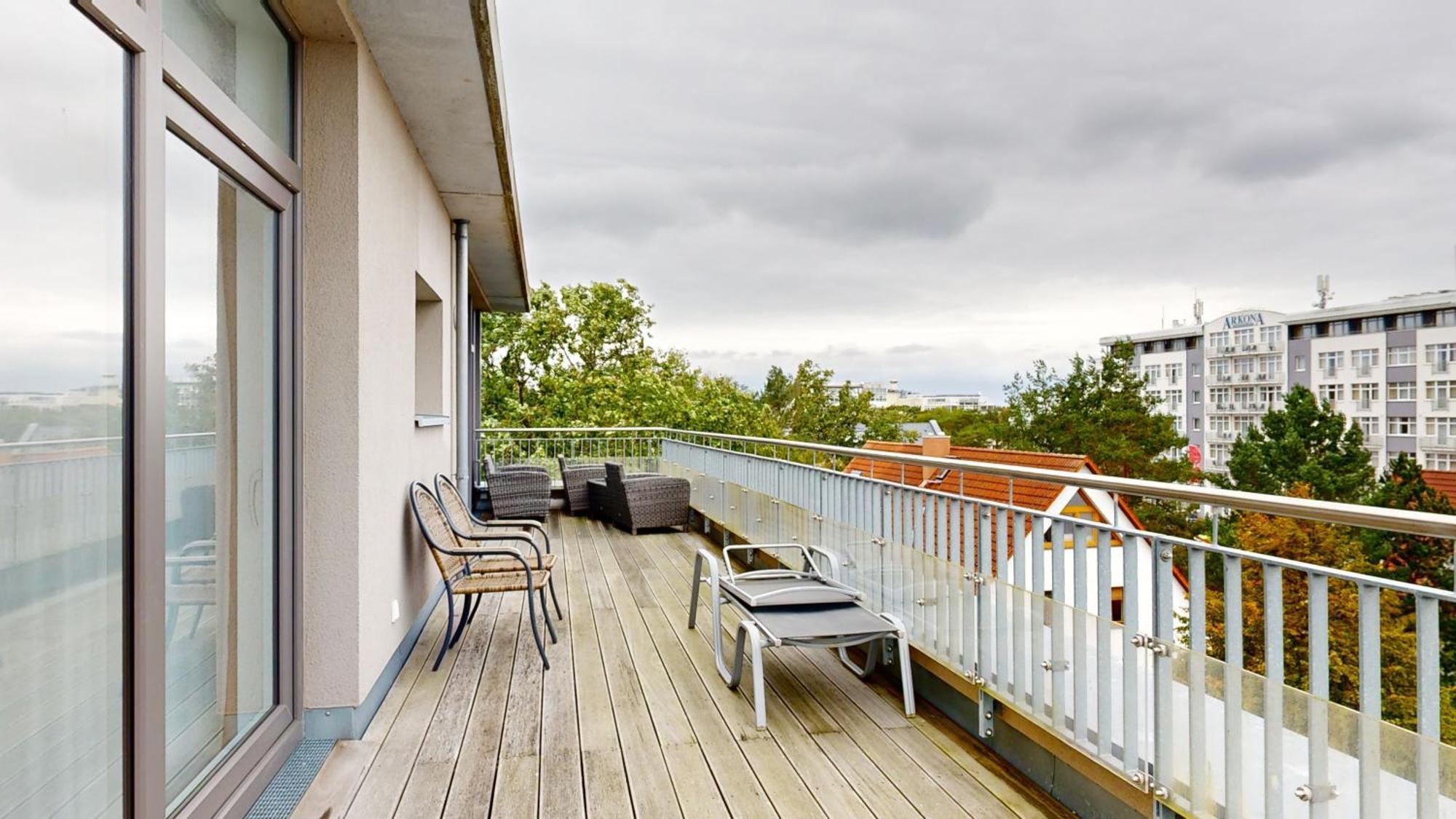 Duenenresort In Binz, Strandnahe Und Moderne Fewos Mit Balkon, Teilweise Mit Meerblick, מראה חיצוני תמונה